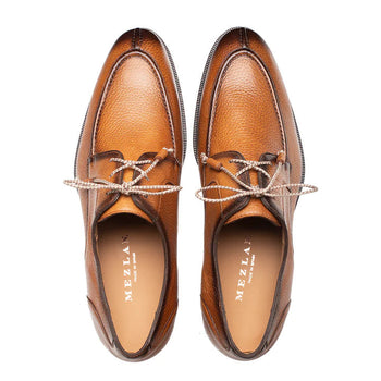 Fratello Split-toe Deer Laceup Cognac By Mezlan Made In Spain Brand - Image 4
