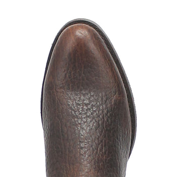 Dingo Round Toe Brown and Orange Western Leather Boots - Image 3
