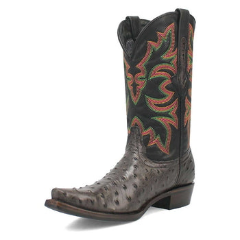 Dingo Black Snip Toe Cowboy Boot - Image 6