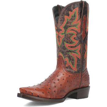 Dingo Cognac Snip Toe Cowboy Boot - Image 6