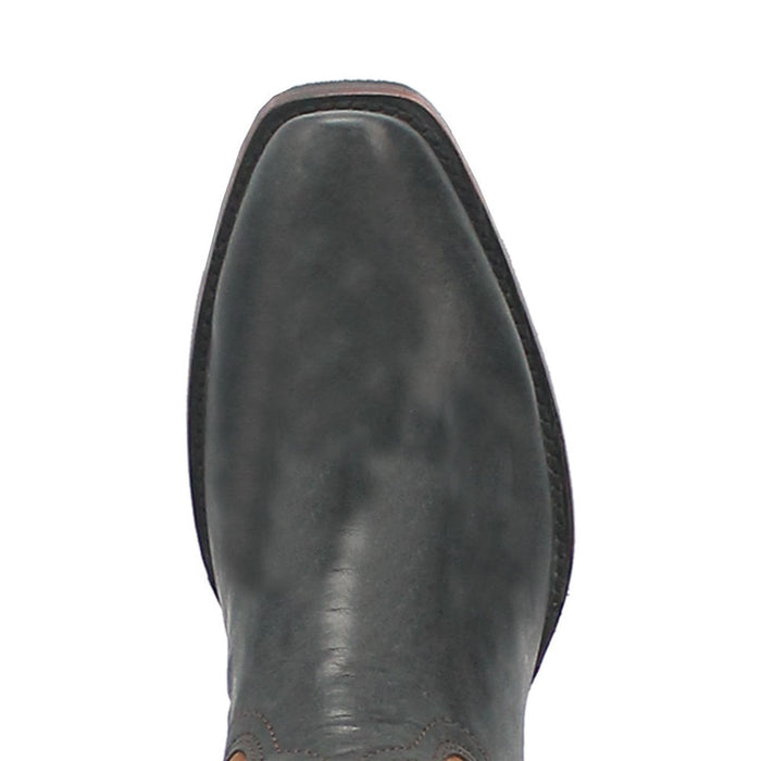 Dingo Black and Tan Snoot Toe Leather Western Boots