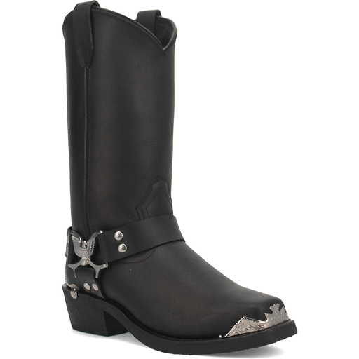 Chopper Leather Harness Biker Boot