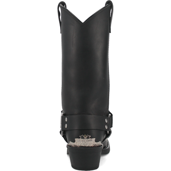 Chopper Leather Harness Biker Boot