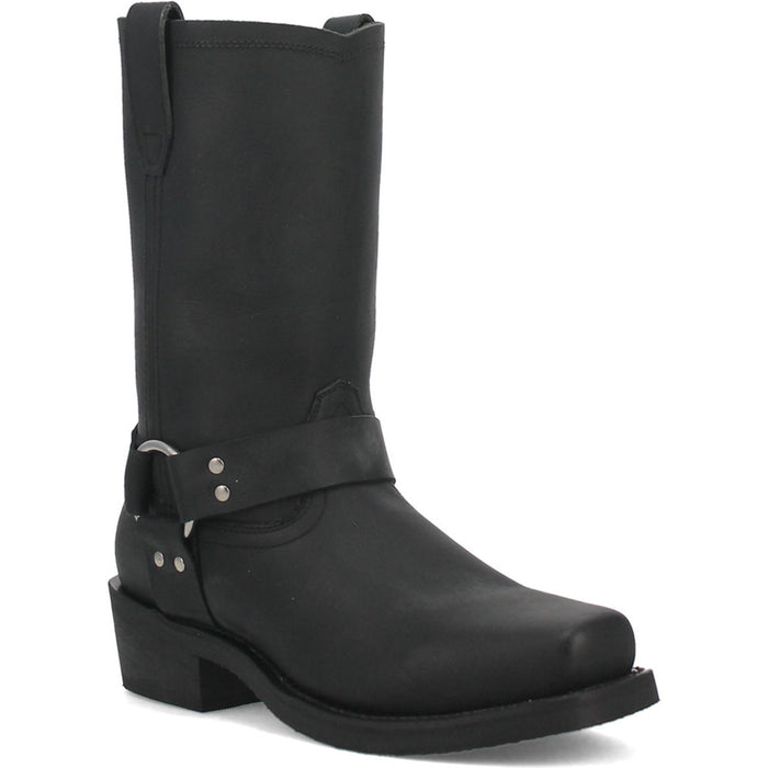 Dingo Black Oil Resistant Leather Mens Biker Boot - Image 3