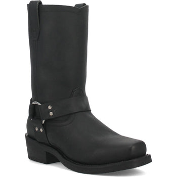 Dingo Black Oil Resistant Leather Mens Biker Boot - Image 3