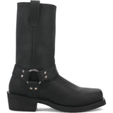 Dingo Black Oil Resistant Leather Mens Biker Boot