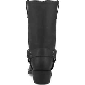Dingo Black Oil Resistant Leather Mens Biker Boot - Image 2