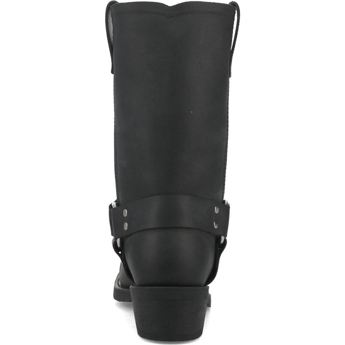Dingo Black Oil Resistant Leather Mens Biker Boot - Image 2
