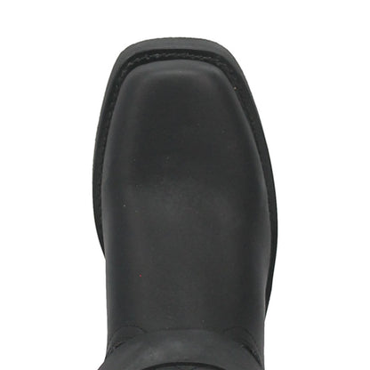 Dingo Black Oil Resistant Leather Mens Biker Boot - Image 4