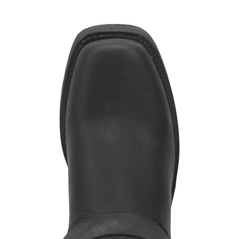 Dingo Black Oil Resistant Leather Mens Biker Boot - Image 4