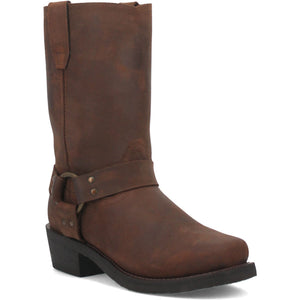 Dingo Goucho Brown Mens Motorcycle Leather Boots - Image 2