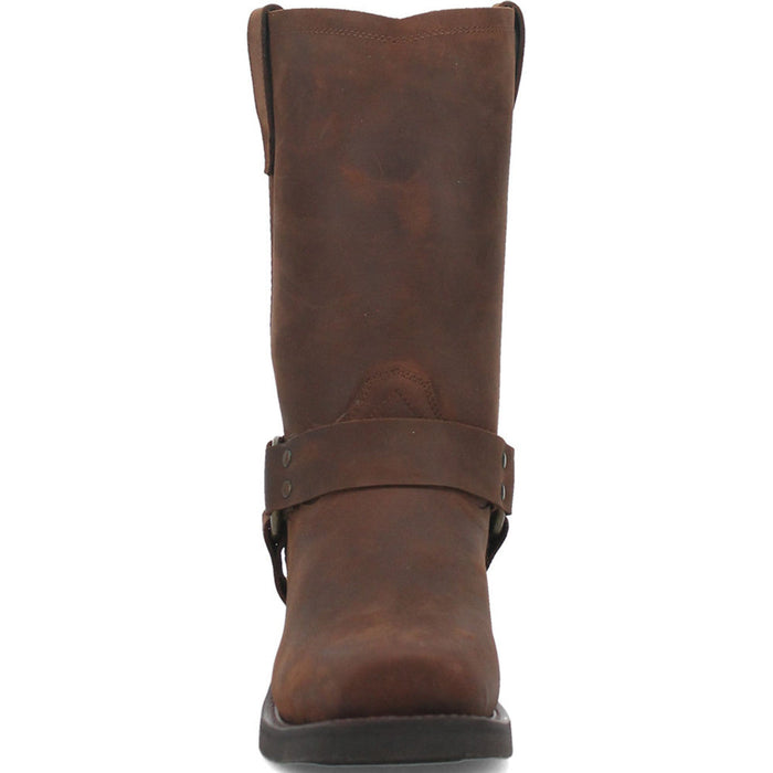 Dingo Goucho Brown Mens Motorcycle Leather Boots - Image 4