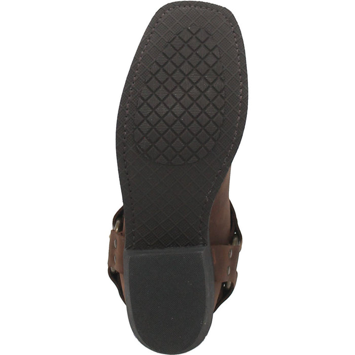 Dingo Goucho Brown Mens Motorcycle Leather Boots - Image 6
