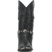 Dingo Olivia Black Pigskin Women Leather Boots