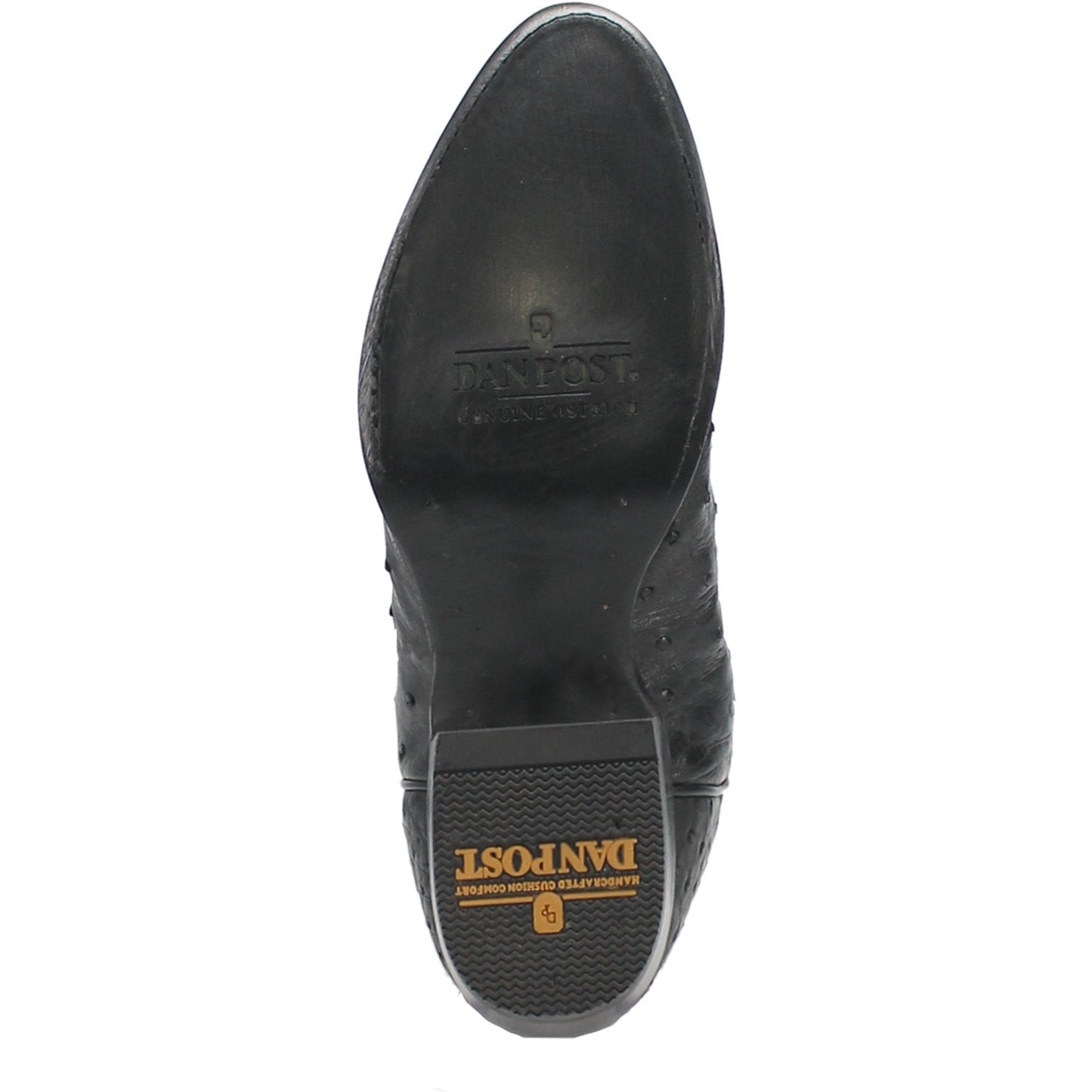 Dan Post Tempe Ostrich Boots - Full Quill Exotic Luxury