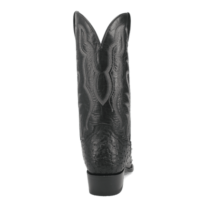 Dan Post Tempe Ostrich Boots - Full Quill Exotic Luxury