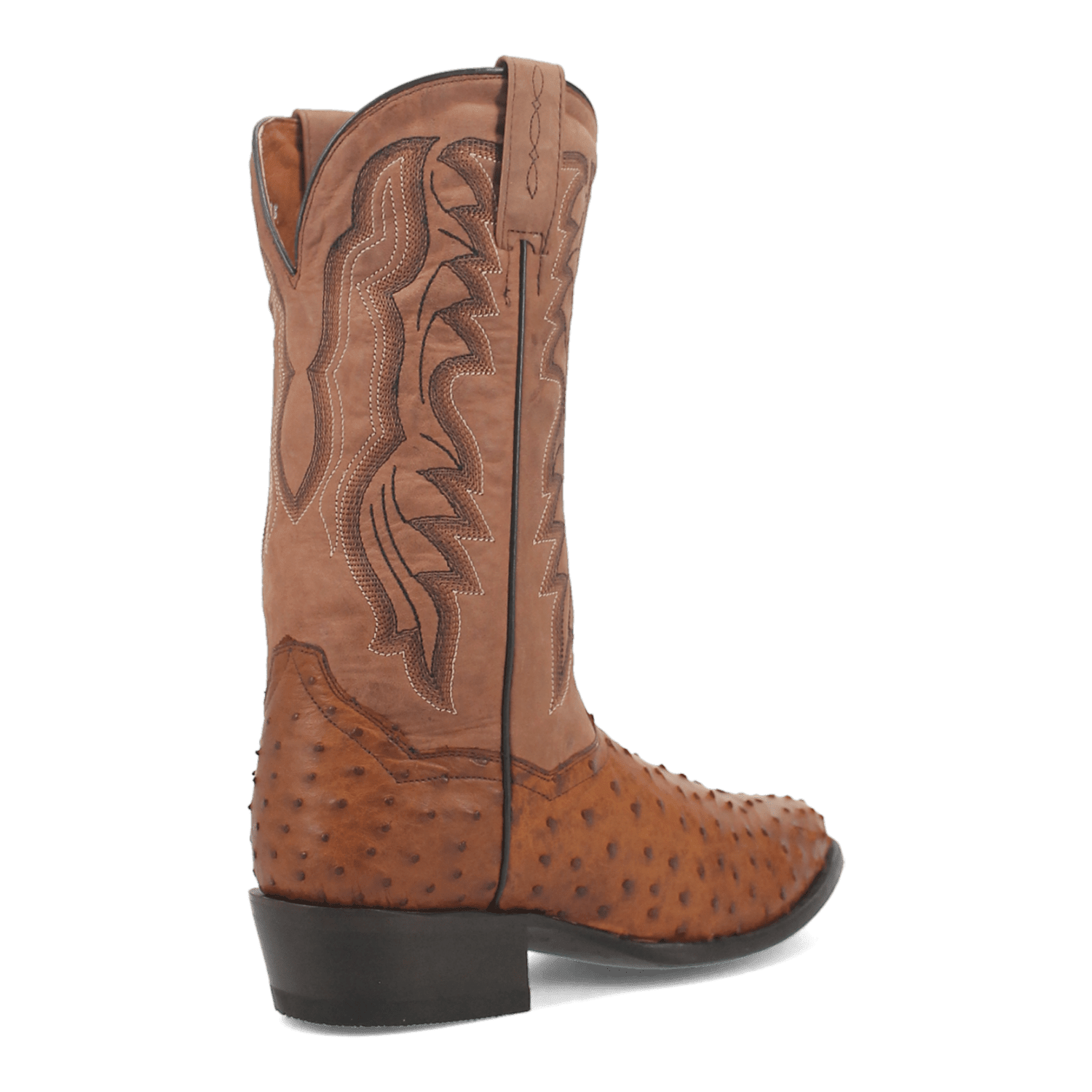 Dan Post Tempe Ostrich Boot - Full Quill Luxury Western