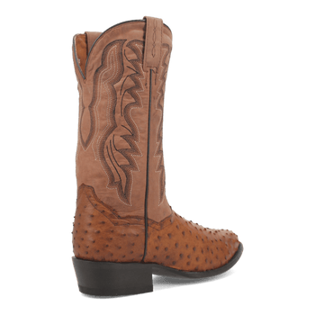 Dan Post Tempe Ostrich Boot - Full Quill Luxury Western