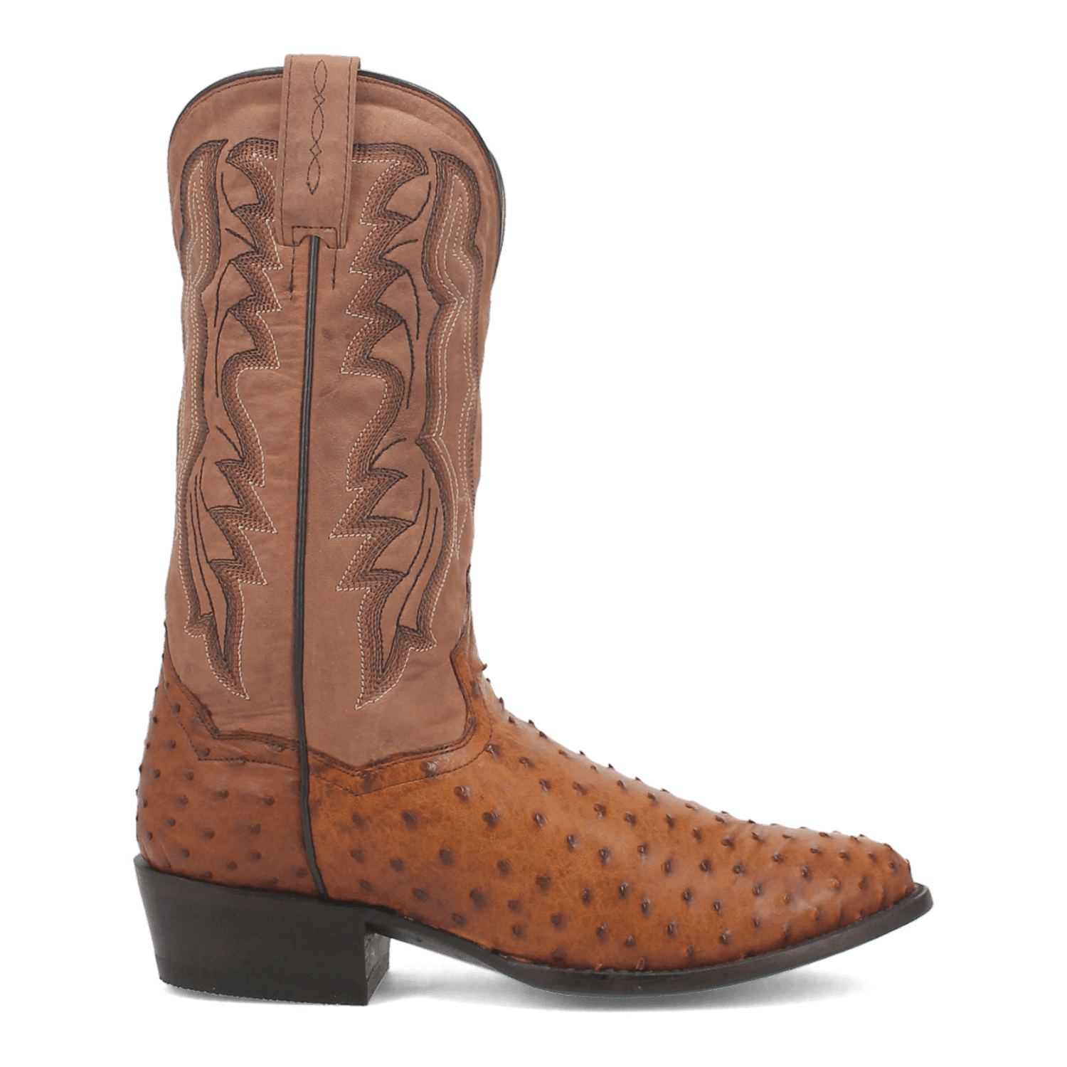 Dan Post Tempe Ostrich Boot - Full Quill Luxury Western