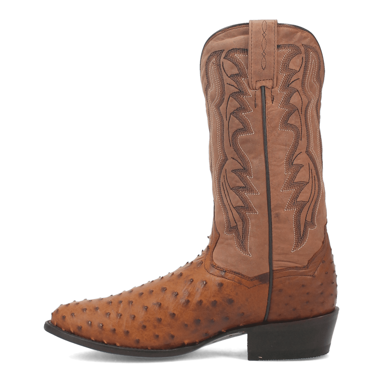 Dan Post Tempe Ostrich Boot - Full Quill Luxury Western