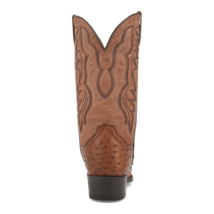 Dan Post Tempe Ostrich Boot - Full Quill Luxury Western