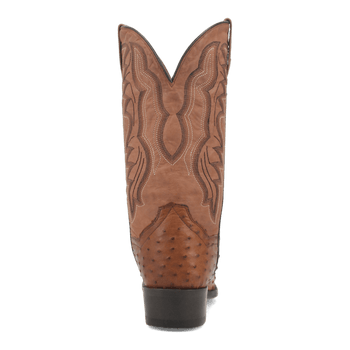 Dan Post Tempe Ostrich Boot - Full Quill Luxury Western