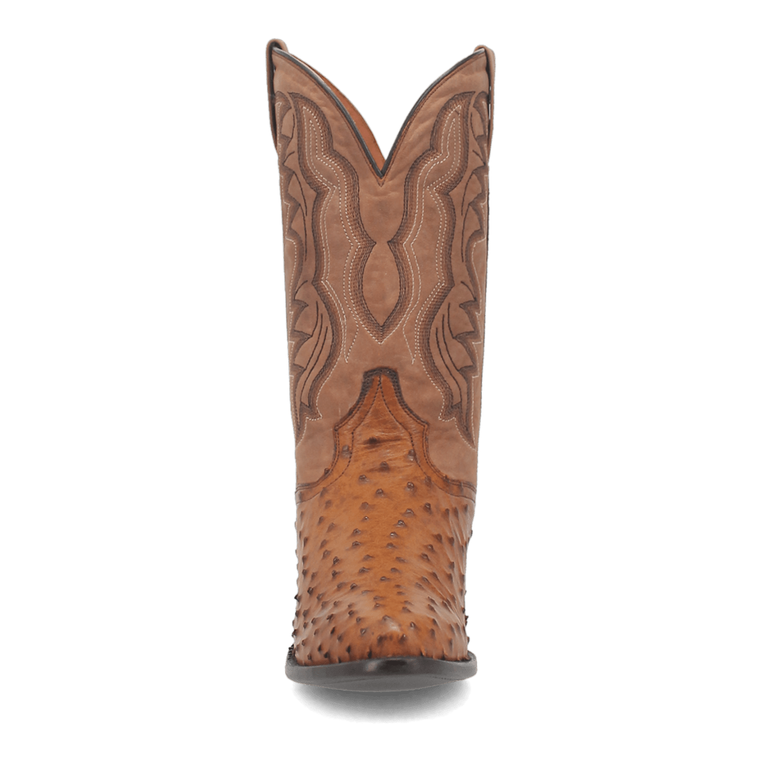 Dan Post Tempe Ostrich Boot - Full Quill Luxury Western
