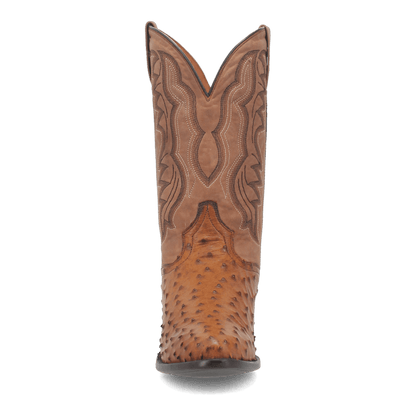 Dan Post Tempe Ostrich Boot - Full Quill Luxury Western