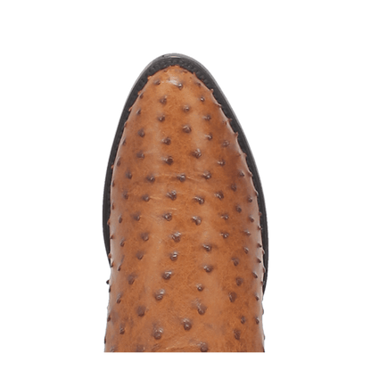 Dan Post Tempe Ostrich Boot - Full Quill Luxury Western