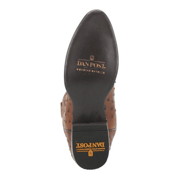 Dan Post Tempe Ostrich Boot - Full Quill Luxury Western