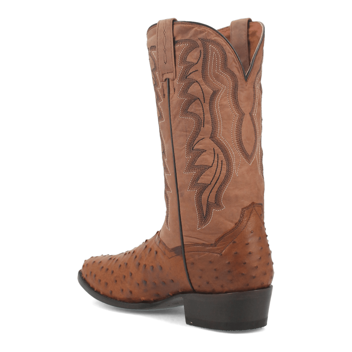 Dan Post Tempe Ostrich Boot - Full Quill Luxury Western