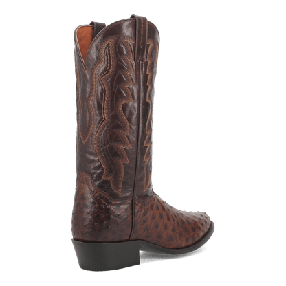 Dan Post Pershing Full Quill Ostrich Boot