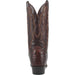 Dan Post Men’s Pershing Brown Full Quill Genuine Ostrich 13” Round Toe Cowboy Boot