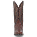 Dan Post Men’s Pershing Brown Full Quill Genuine Ostrich 13” Round Toe Cowboy Boot