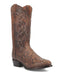 Dan Post Men's Manning Python Snakeskin Round Toe Boots - Bay Apache