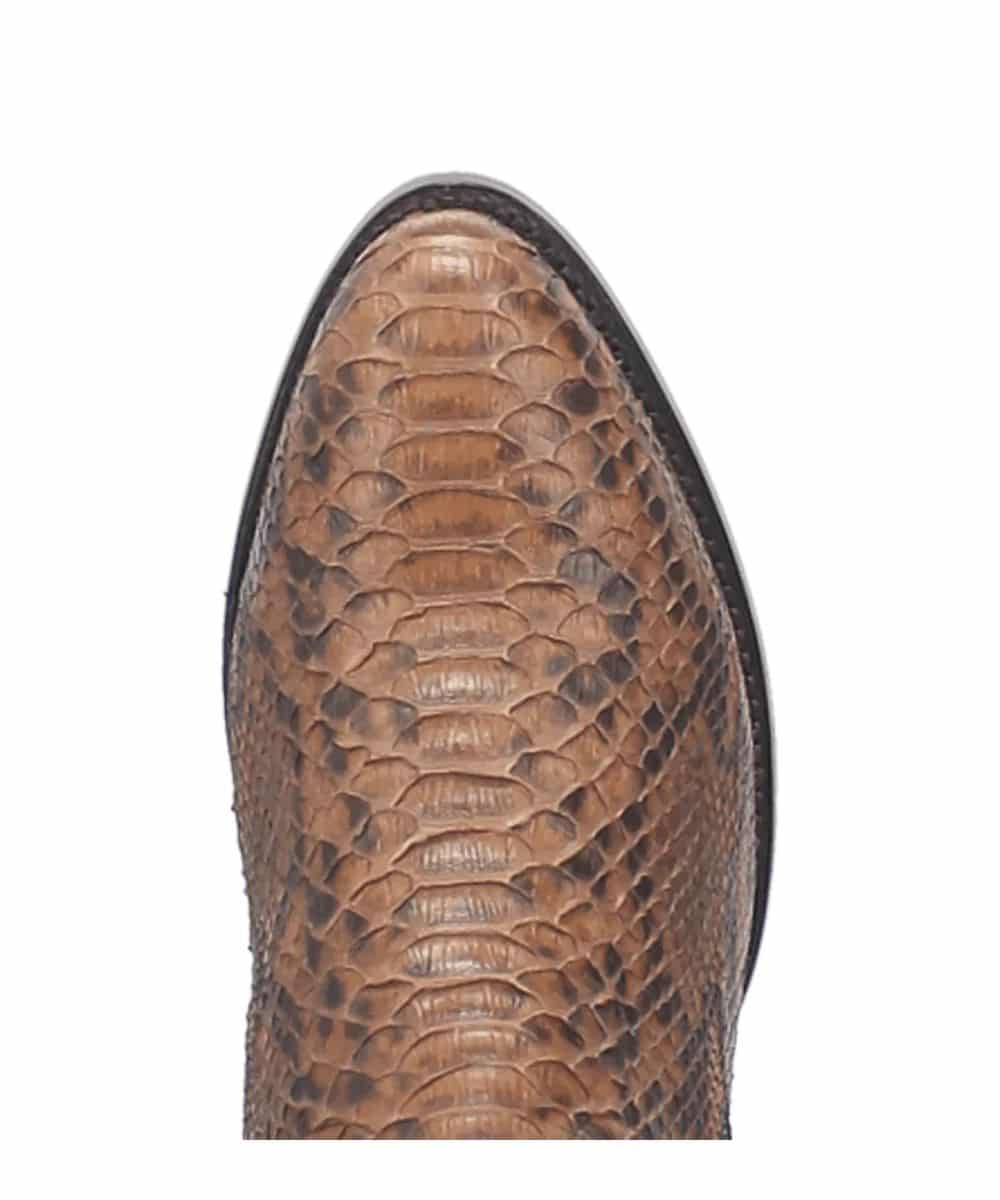 Dan Post Men's Manning Python Snakeskin Round Toe Boots - Bay Apache - Image 3
