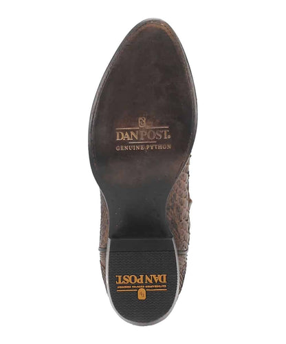 Dan Post Men's Manning Python Snakeskin Round Toe Boots - Bay Apache - Image 4