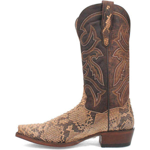 Dan Post Men's Snip Toe Western Exotic Python Skin Boots