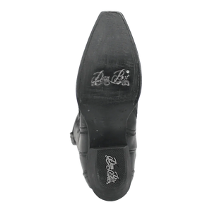 Dan Post Women's Hallie Snip Toe Leather Tall Boots - Black