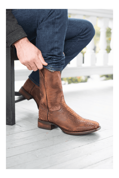 Dan Post KA Faux Python Leather Dress Shoe