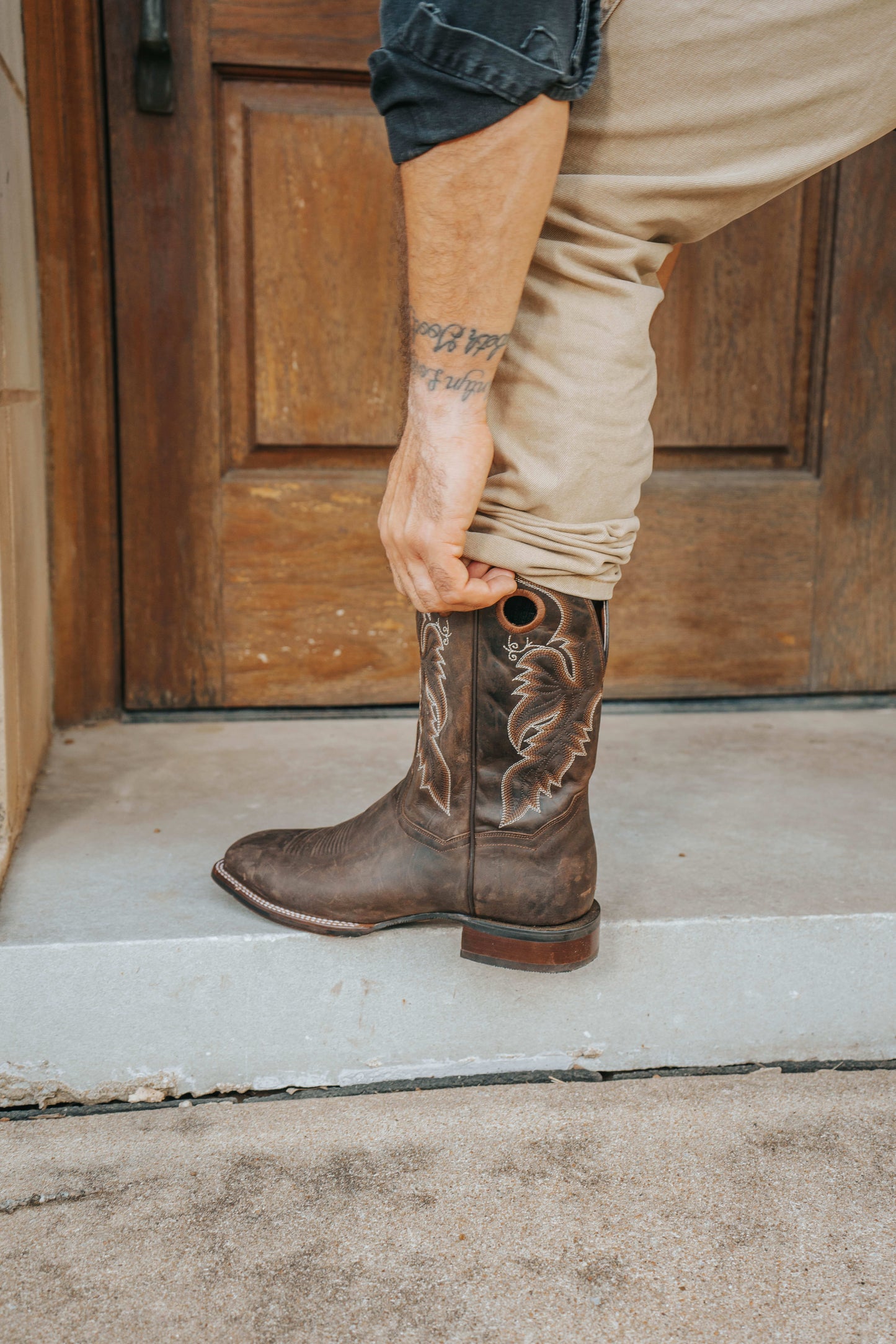 ABRAM LEATHER BOOT
