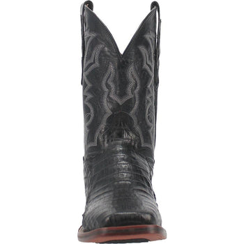 Dan Post Cowboy Certified Kingsly Caiman Square Toe Black Boot - Image 2