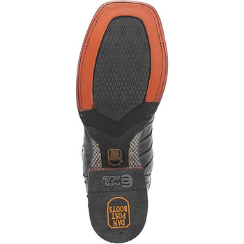Dan Post Cowboy Certified Kingsly Caiman Square Toe Black Boot - Image 7