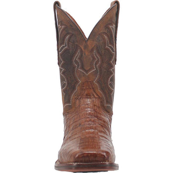 Dan Post Cowboy Certified Kingsly Caiman Square Toe Apache/Chocolate Boot - Image 4