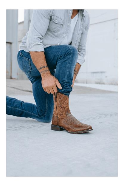 Dan Post Kingsly Caiman Boot - Luxury Exotic Leather Boots