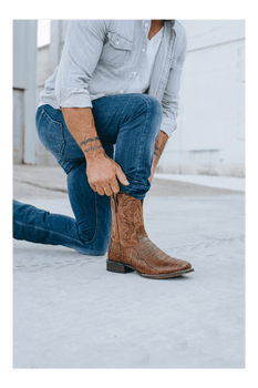 Dan Post Kingsly Caiman Boot - Luxury Exotic Leather Boots