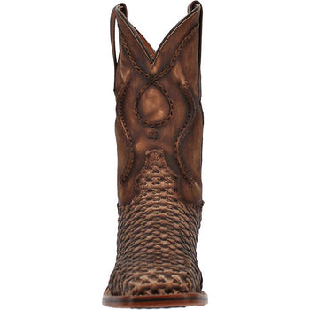Dan Post Cowboy Certified Stanley Tan Square Toe Leather Boot - Image 5