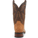 Dan Post Men’s Kershaw Saddle/Brown Genuine Ostrich 11” Cowboy Certified Leather Boot