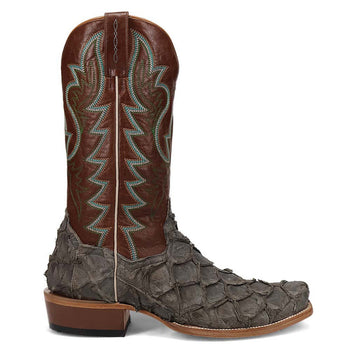 Dan Post Men's Riggs Pirarucu Skin Cutter Style Toe 13" Boots - Image 2