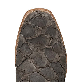 Dan Post Men's Riggs Pirarucu Skin Cutter Style Toe 13" Boots - Image 6